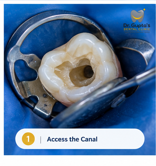 Root canal access and preparation