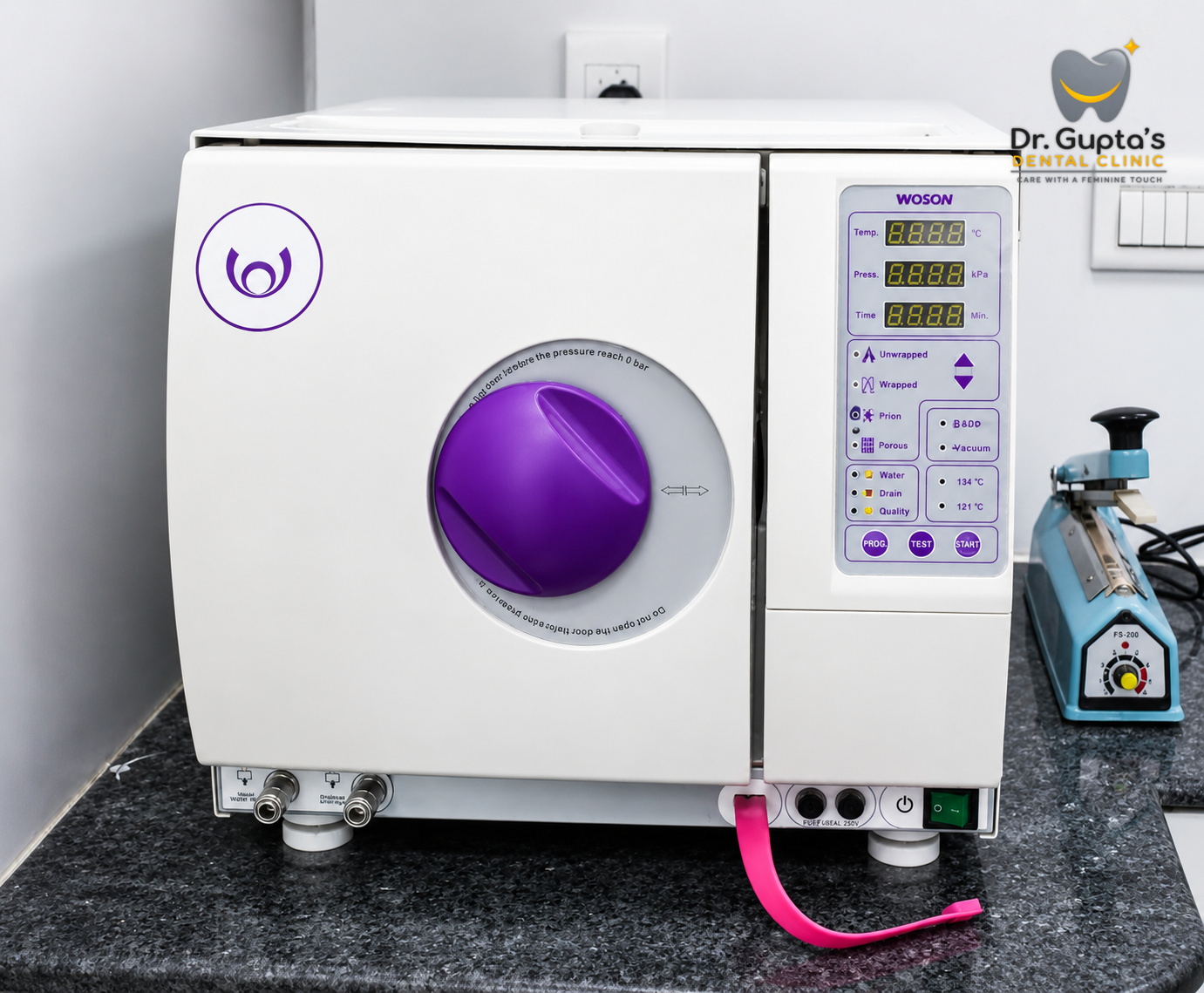Dental autoclave steriliser