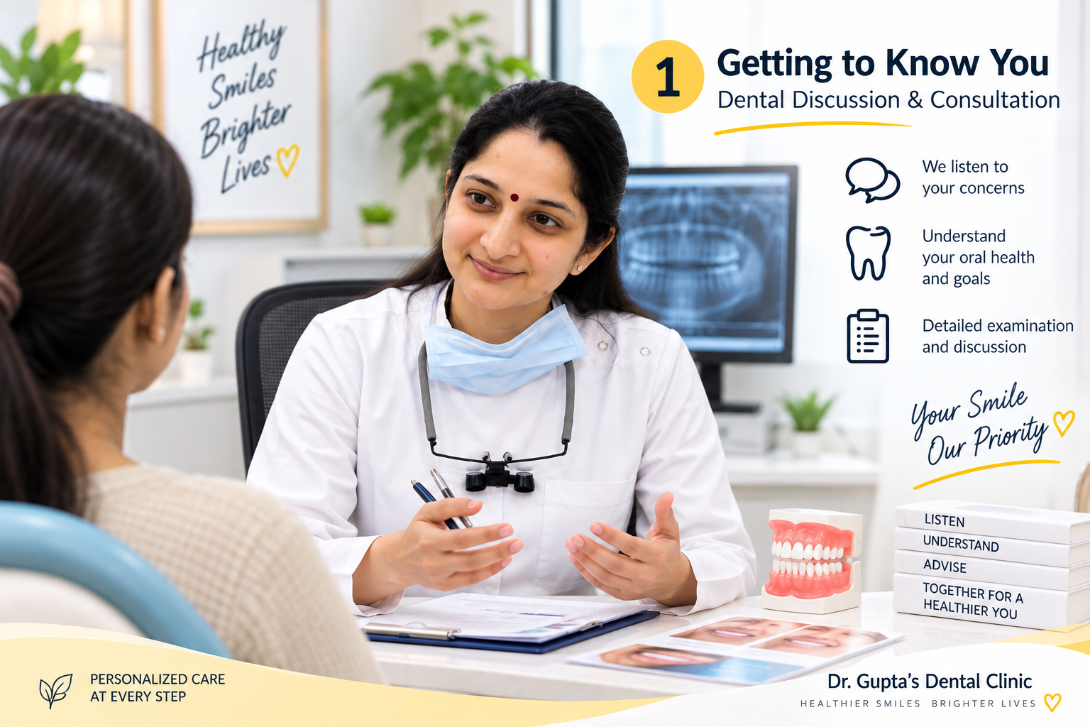 Dental consultation and discussion