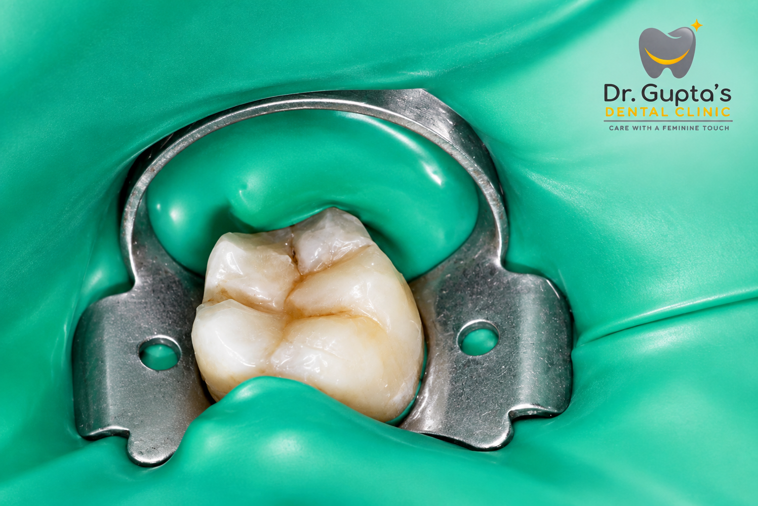 Rubber dam dental treatment